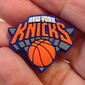 New York Knicks, Basketball, NBA, Sports Shoe Charm for CROCS *2/$8! 3/$10!